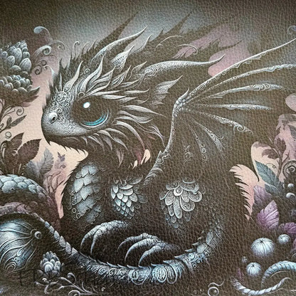 Kunstleder Panele Black Dragon Collection - Dragon Side