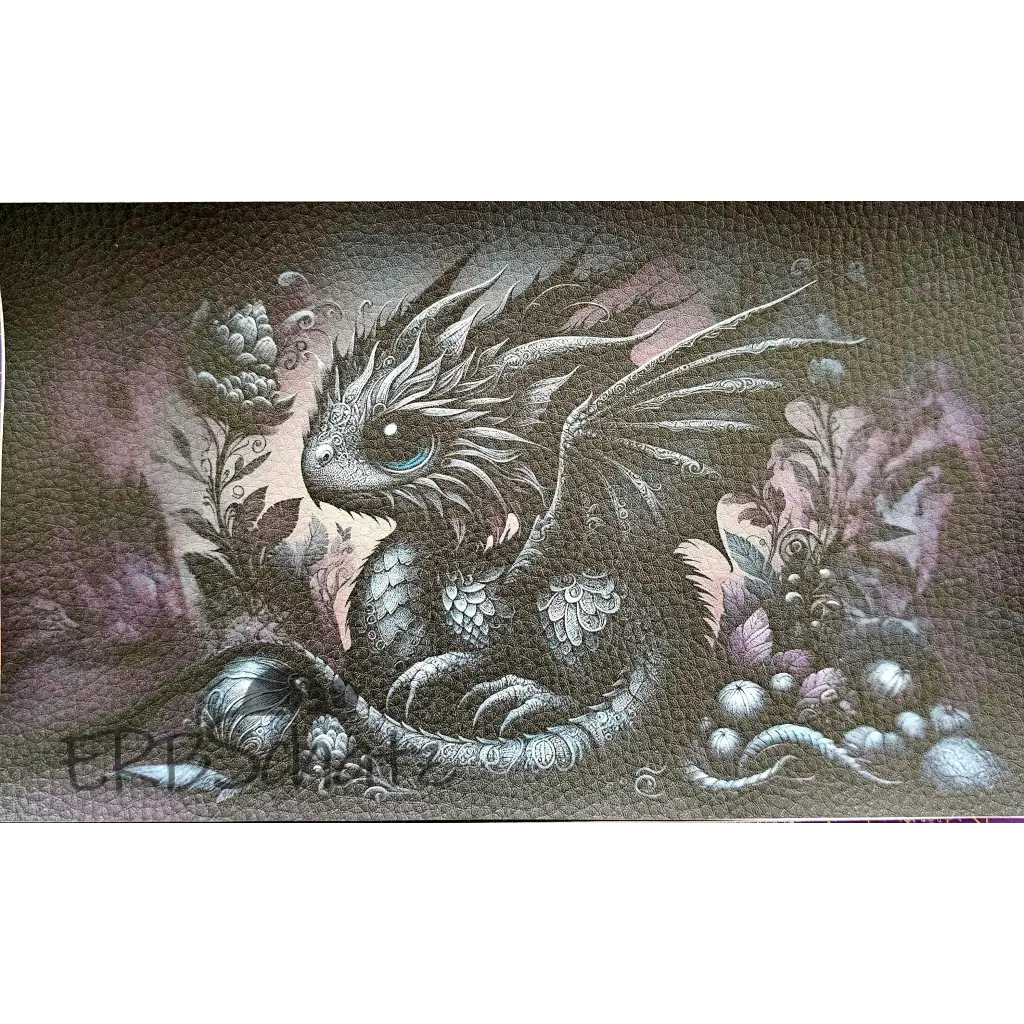 Kunstleder Panele Black Dragon Collection - Dragon Side