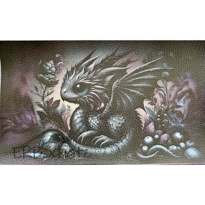 Kunstleder Panele Black Dragon Collection - Dragon Side