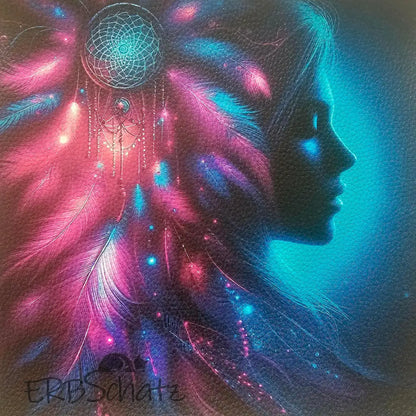 Kunstleder Panele Boho Intense | 30x 30cm - Woman 30 - P30