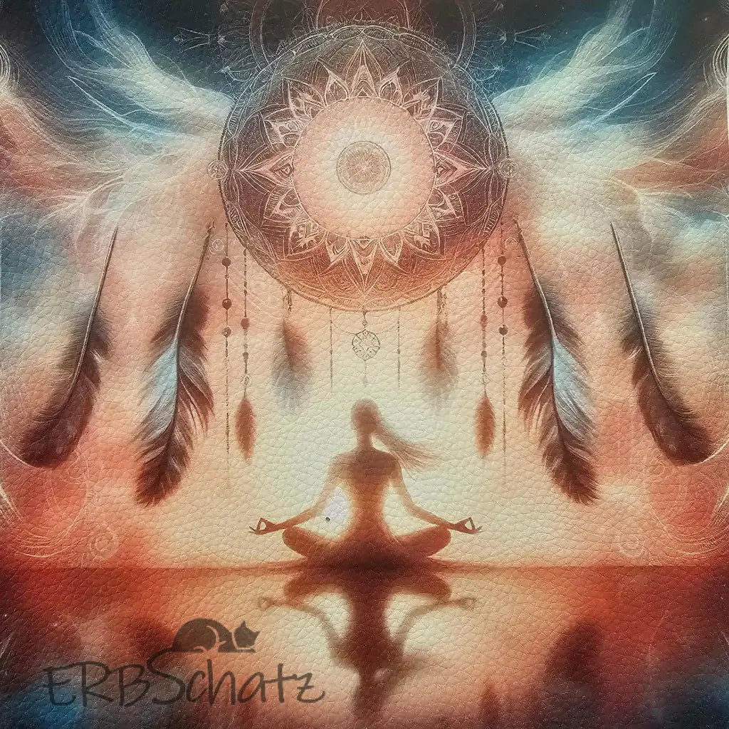 Kunstleder Panele Boho Light | 15x 15cm - Yoga 15 - P15