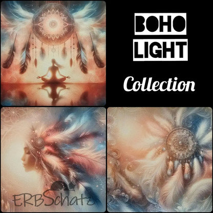 Kunstleder Panele Boho Light | 30x 30cm - P30