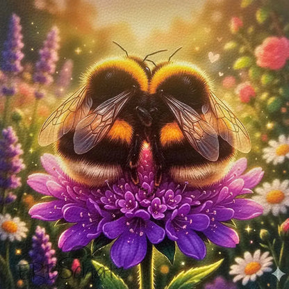 Kunstleder Panele BumbleBee Love | 30x 30cm - P30