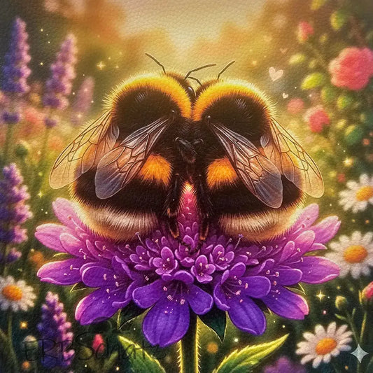 Kunstleder Panele BumbleBee Love | 30x 30cm - P30