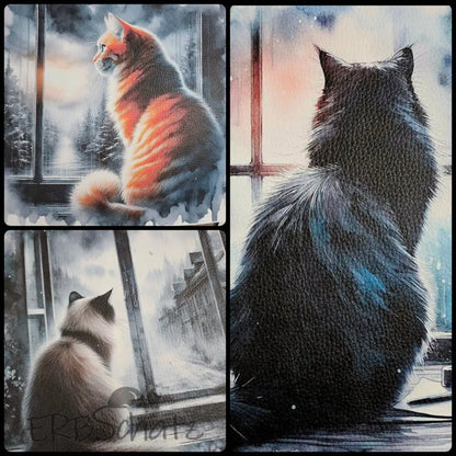 Kunstleder Panele Cat Collection 25 x cm - P25