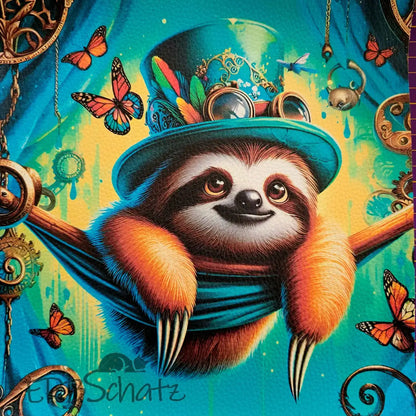 Kunstleder Panele Chillout Collection - Faultier Hut