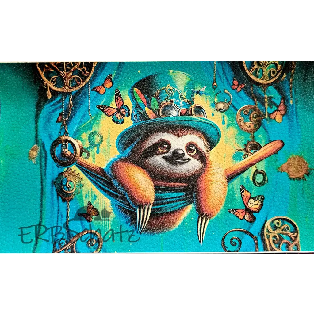 Kunstleder Panele Chillout Collection - Faultier Hut