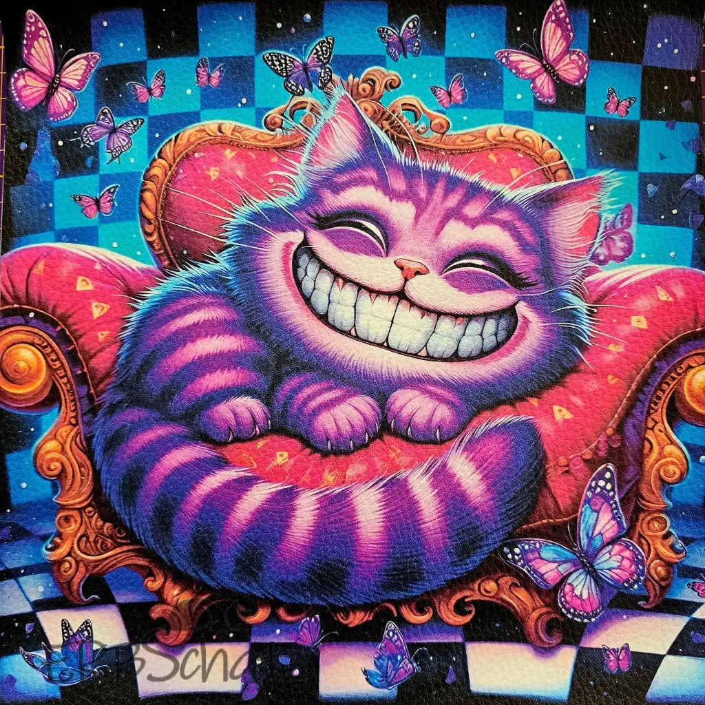 Kunstleder Panele Chillout Collection - Grinsekatze