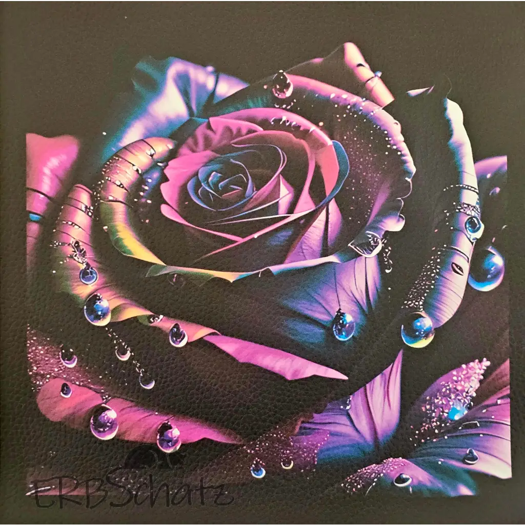 Kunstleder Panele Classic Rose Collection - Mystery Rose