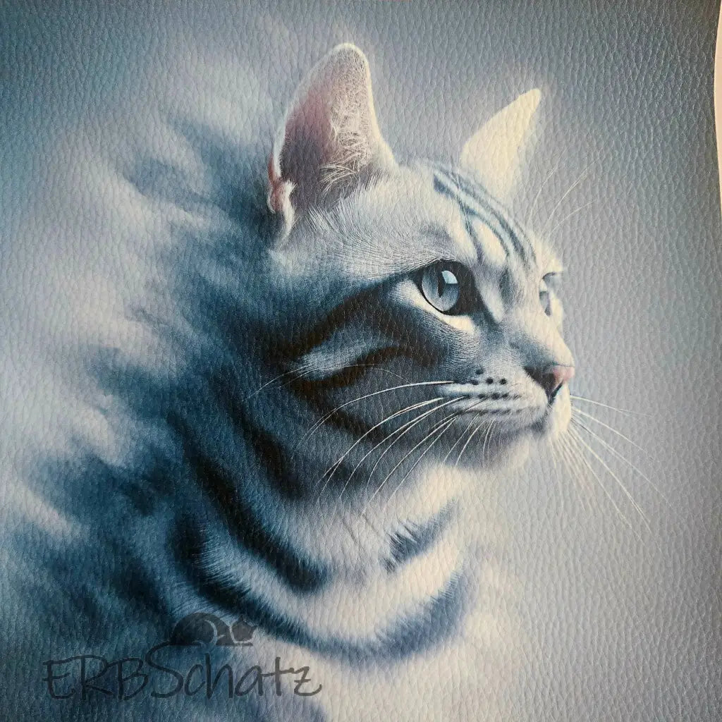 Kunstleder Panele Cloudy Cats Collection | 25x 25cm