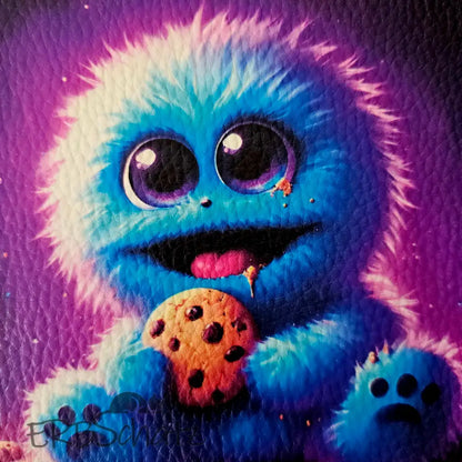 Kunstleder Panele CookieMonster 30x 30cm P30