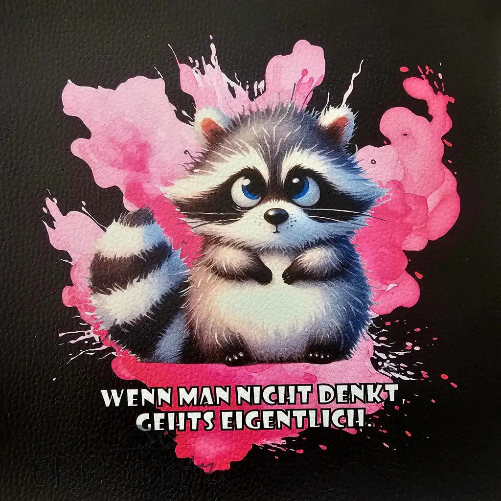 Kunstleder Panele Coole Sprüche | 25x 25cm - P25