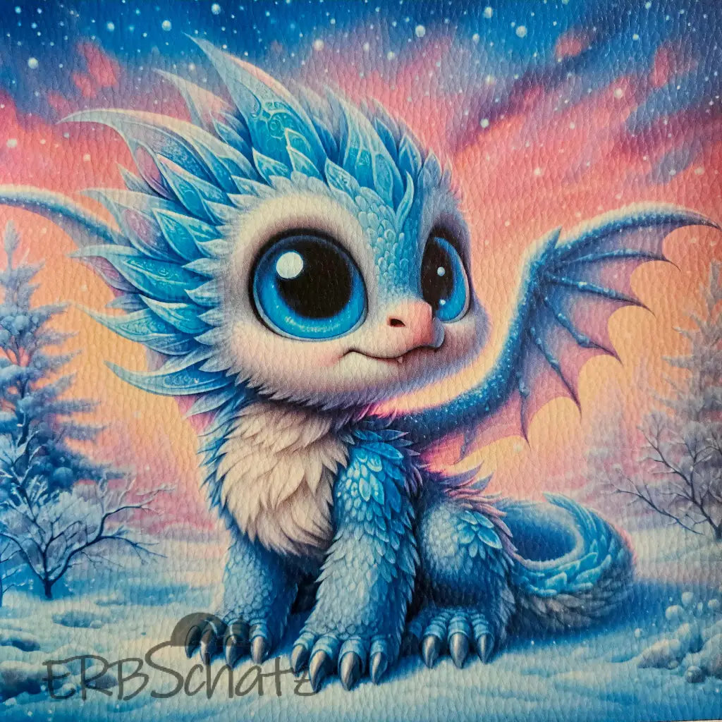 Kunstleder Panele Frosty Collection | 25x 25cm - Frosty