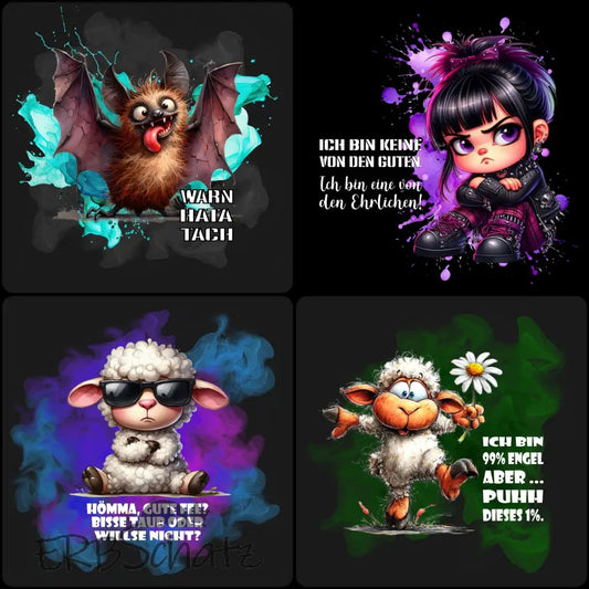 Kunstleder Panele Funny & Cute Collection 25 x 25cm - P25