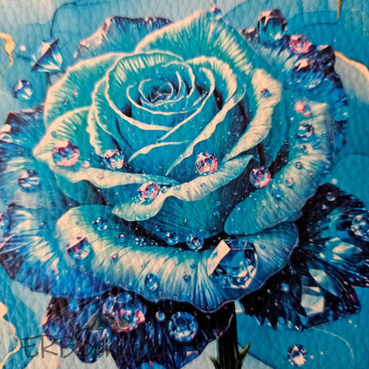 Kunstleder Panele Gems & Flowers 15x 15cm P15