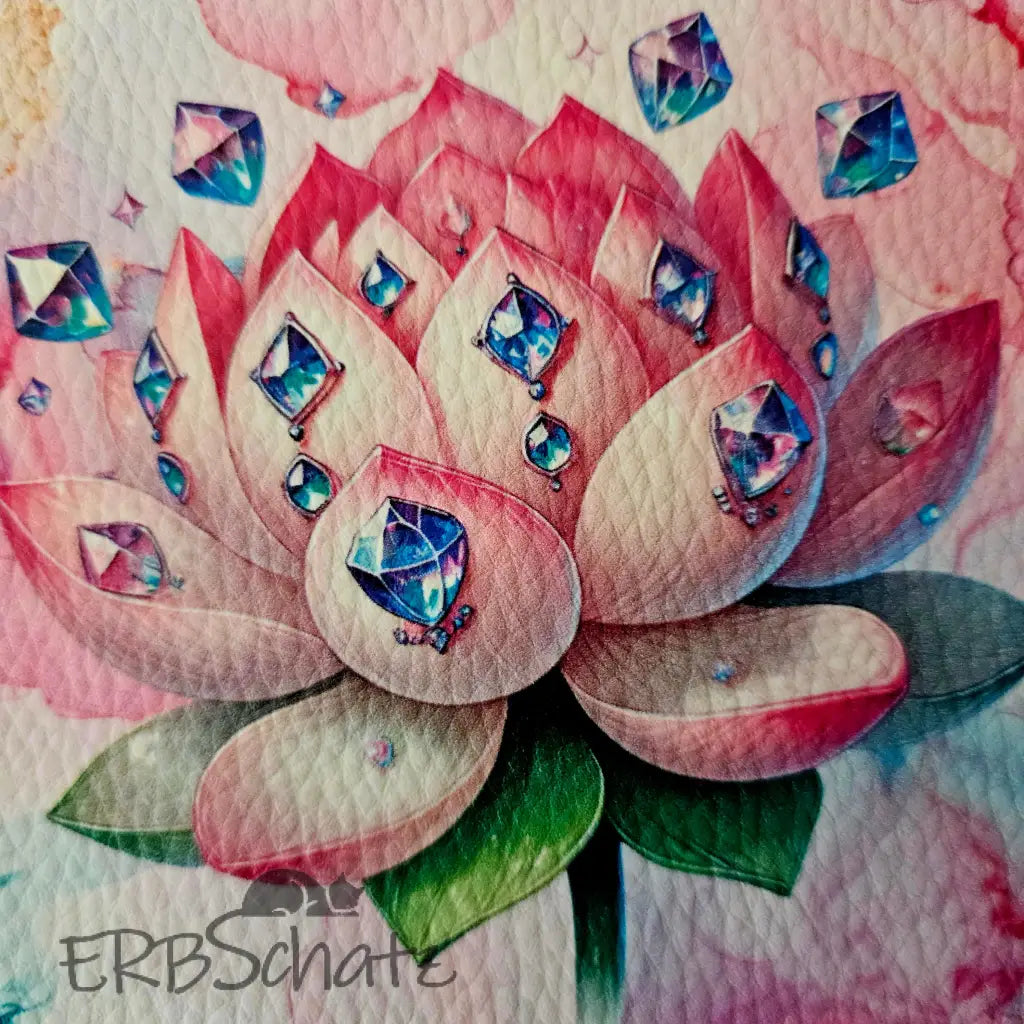 Kunstleder Panele Gems & Flowers 15x 15cm P15