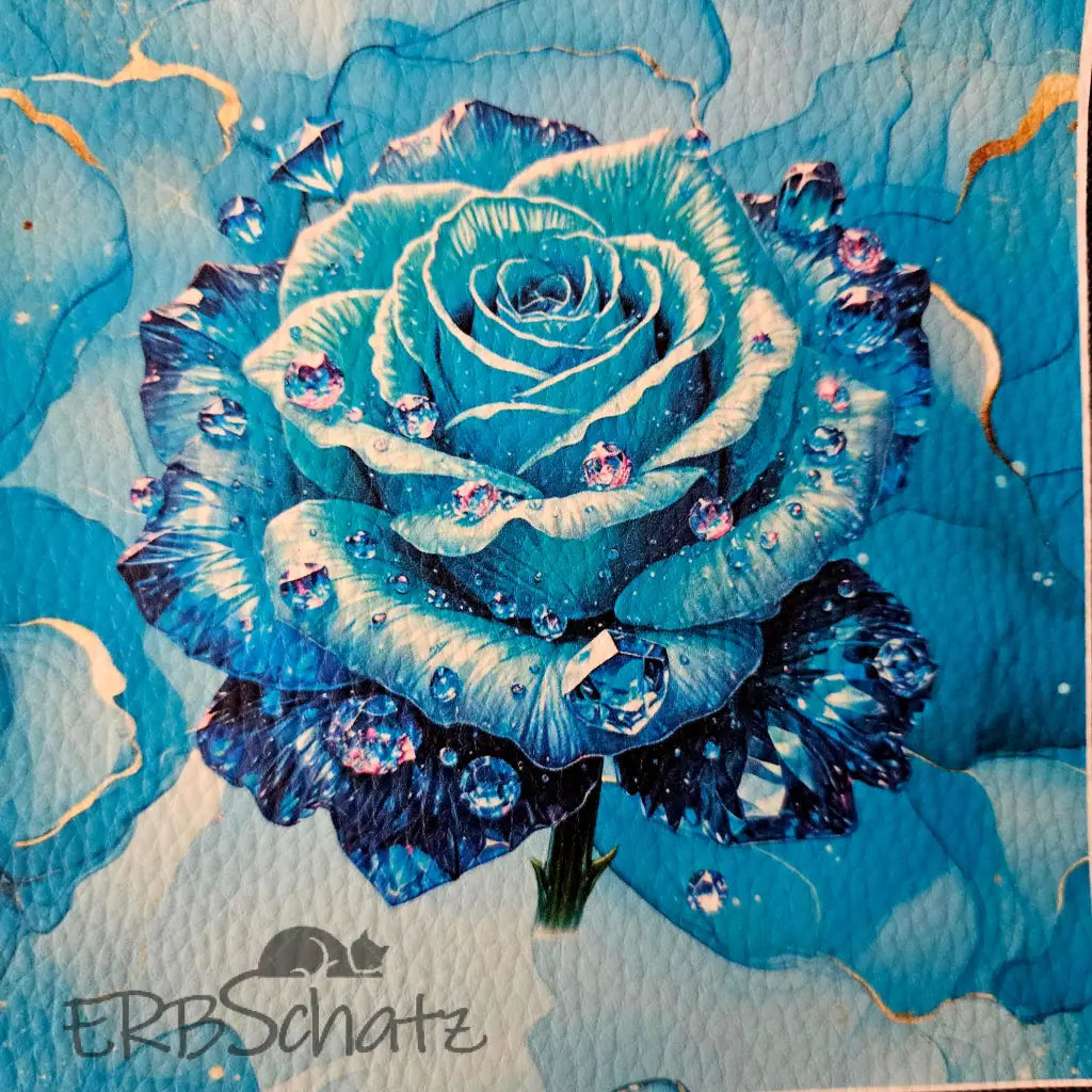 Kunstleder Panele Gems & Flowers 15x 15cm P15