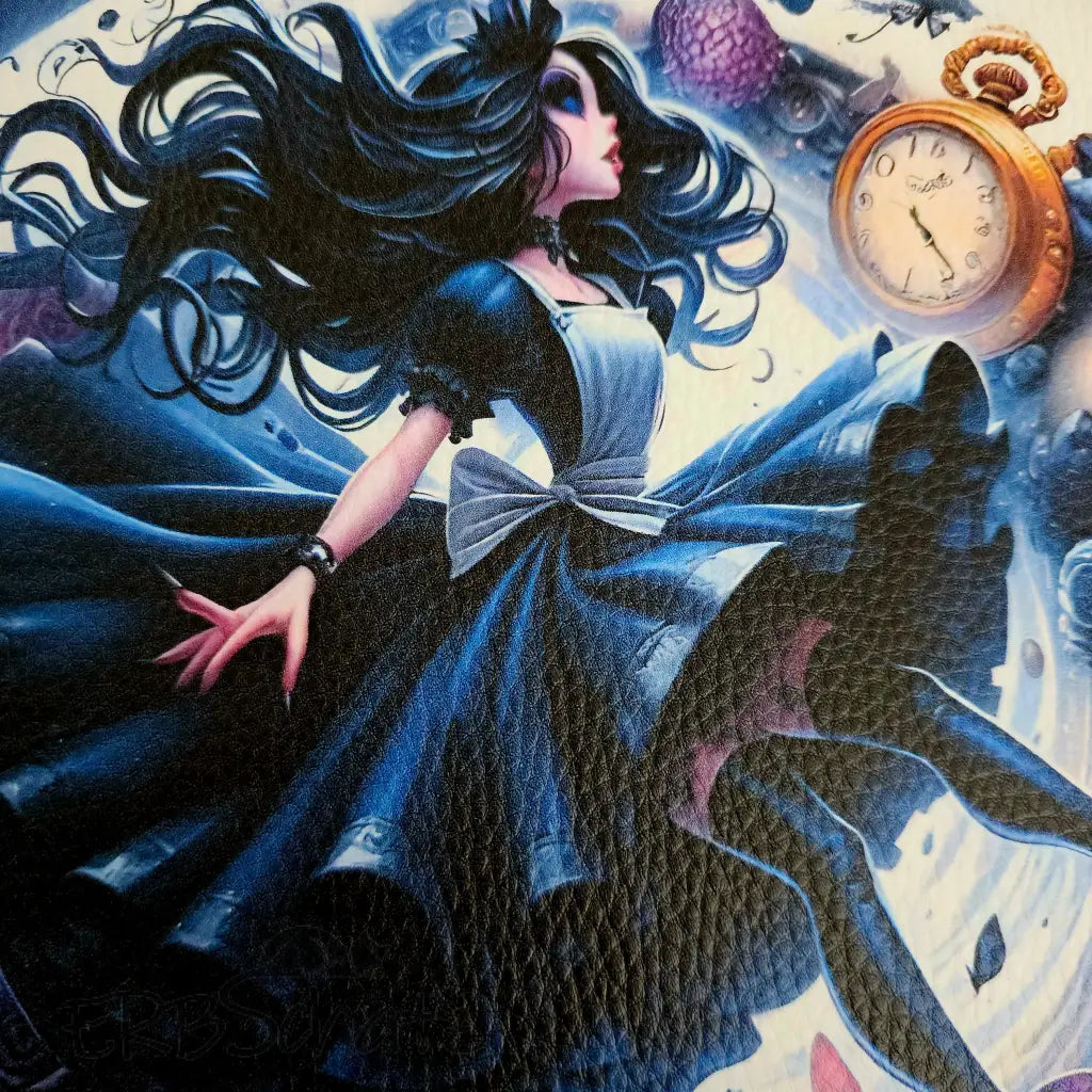 Kunstleder Panele Goth Alice 25x 25cm - P25
