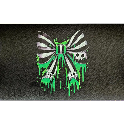 Kunstleder Panele Halloween Collection - Horror Schleife