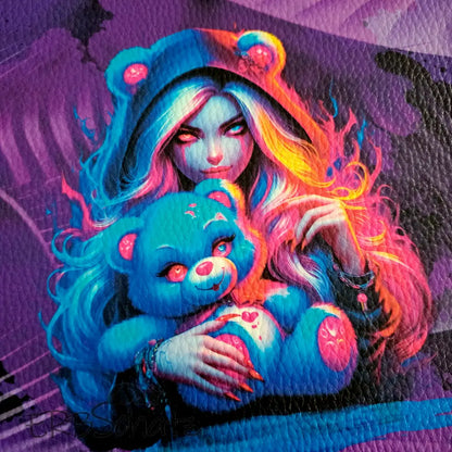 Kunstleder Panele Hugging Bear Collection | 25x 25cm - Hug