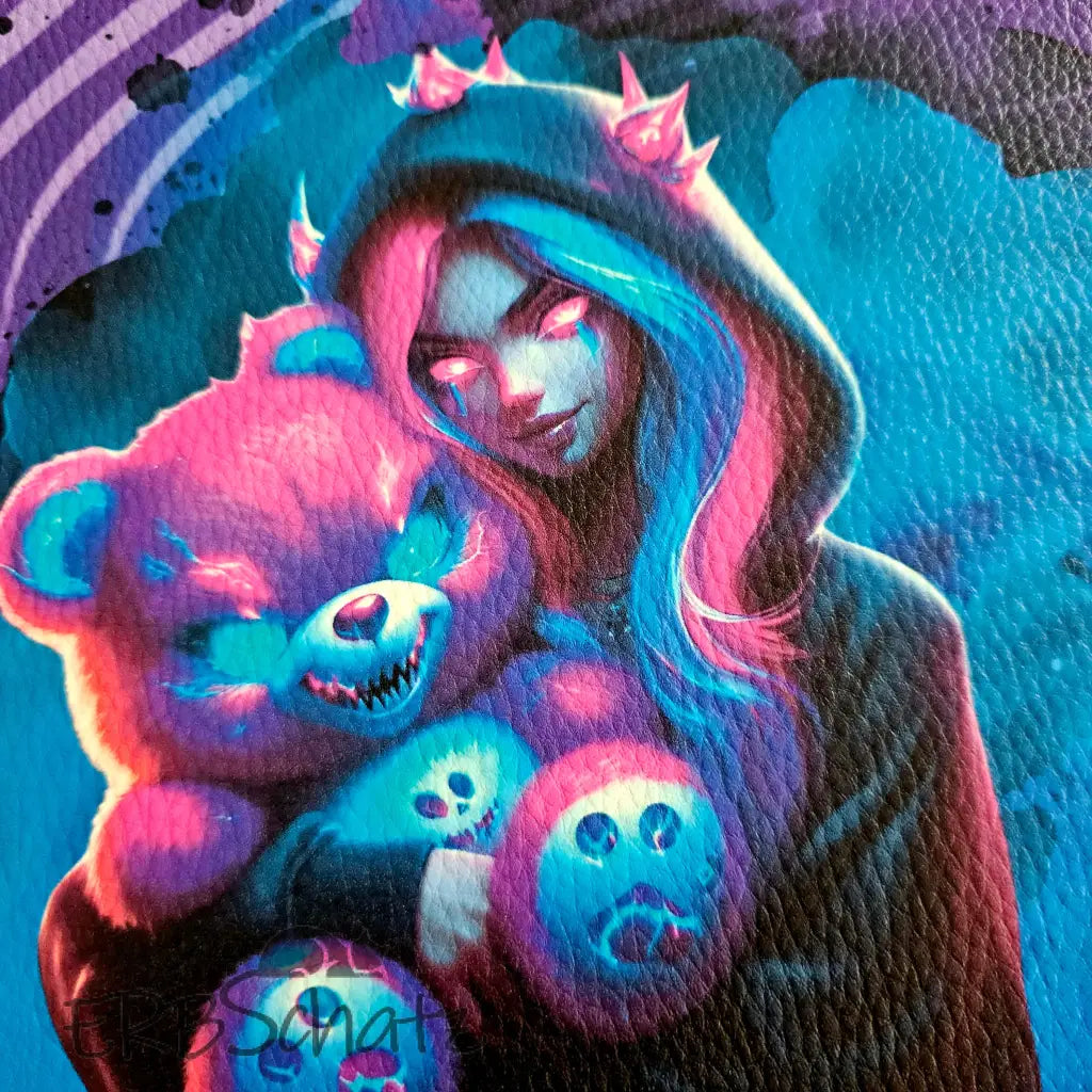 Kunstleder Panele Hugging Bear Collection | 25x 25cm - Hug