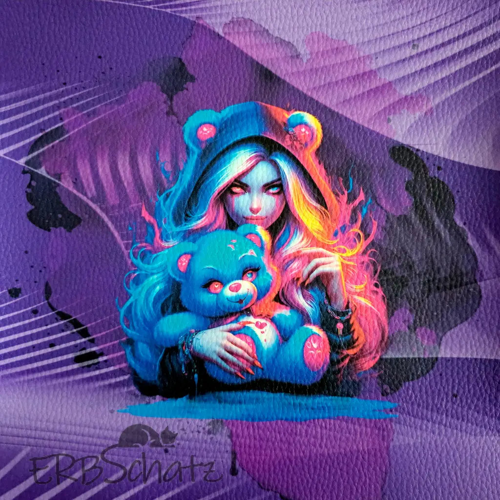 Kunstleder Panele Hugging Bear Collection | 25x 25cm - P25