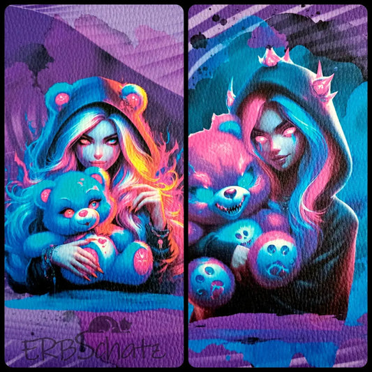 Kunstleder Panele Hugging Bear Collection | 25x 25cm - P25