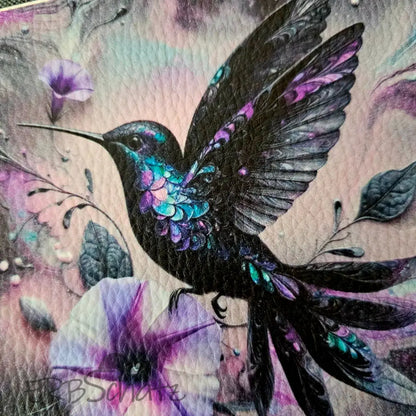 Kunstleder Panele Lilac Hummingbird | 25x 25cm - P25