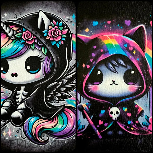 Kunstleder Panele Little Reapers | 25x 25cm P25