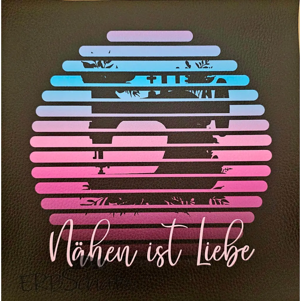 Kunstleder Panele Nähen ist Liebe Collection - Turquoise