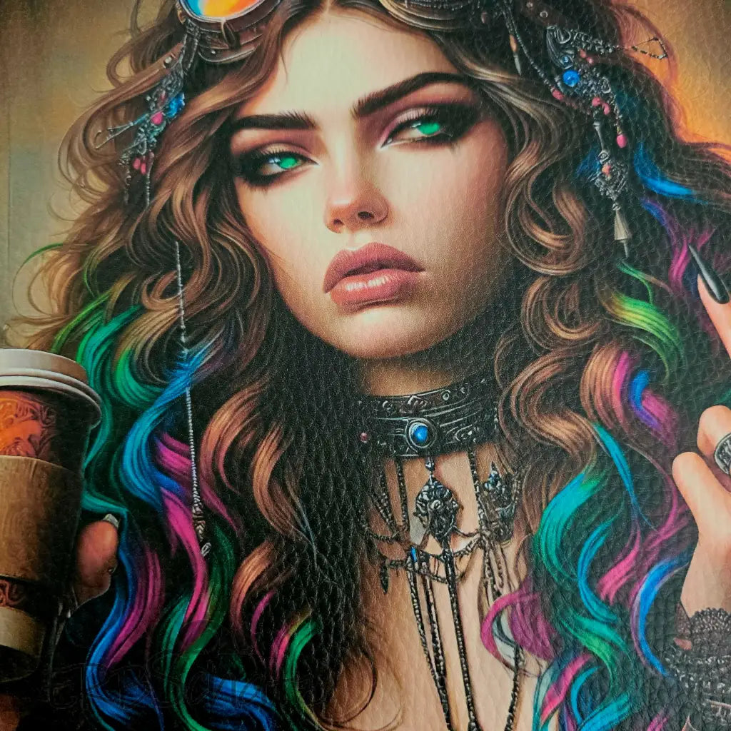 Kunstleder Panele New Coffee Girls 25x25 cm - P25