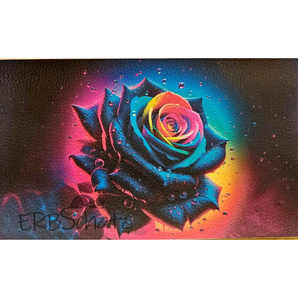 Kunstleder Panele Rose Collection - Vibrant / 25x15cm - P15