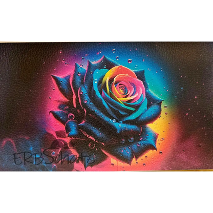 Kunstleder Panele Rose Collection - Vibrant / 25x15cm - P15