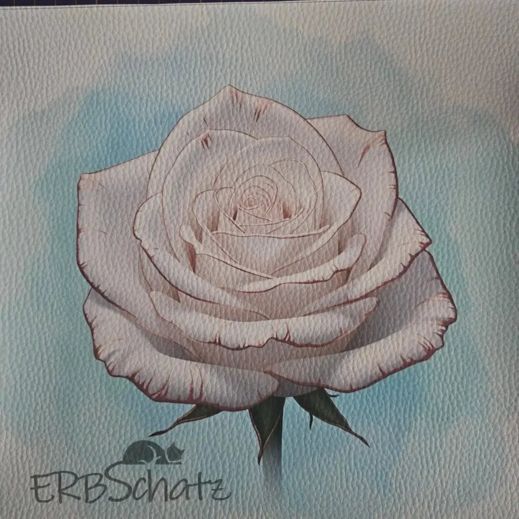 Kunstleder Panele Roses Metallise Collection | 25x 25cm P25