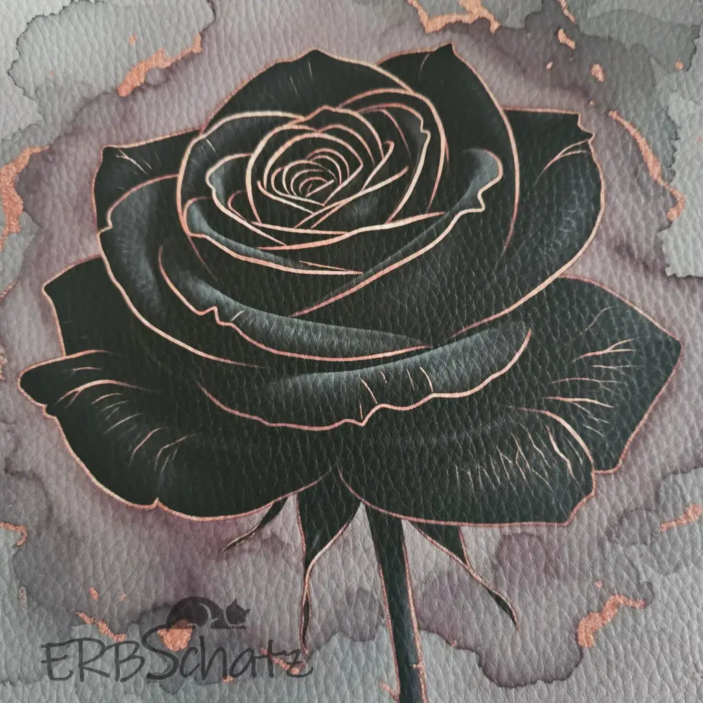 Kunstleder Panele Roses Metallise Collection | 25x 25cm P25