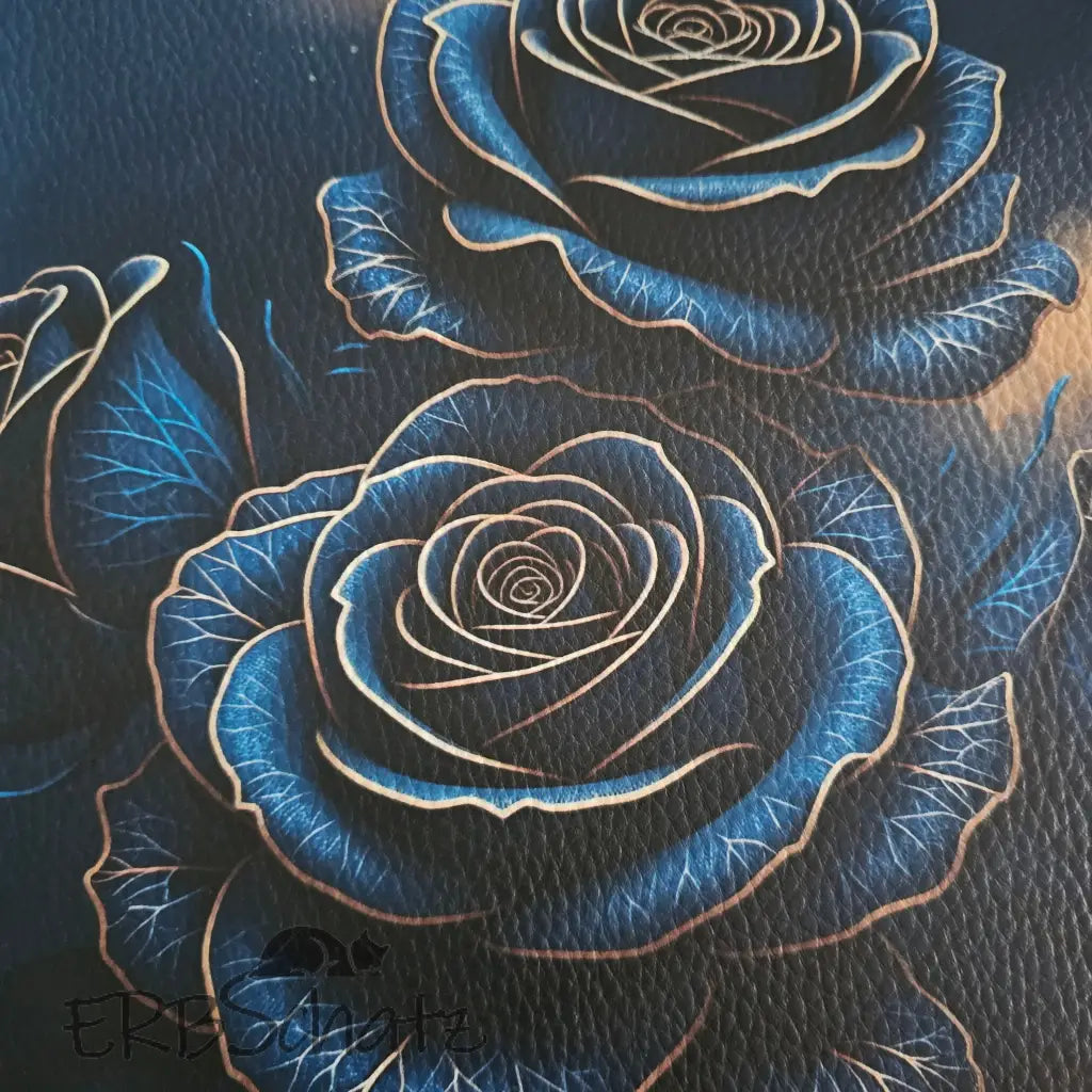 Kunstleder Panele Roses Metallise Collection | 25x 25cm P25