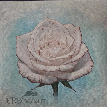 Kunstleder Panele Roses Metallise Collection | 30x 30cm