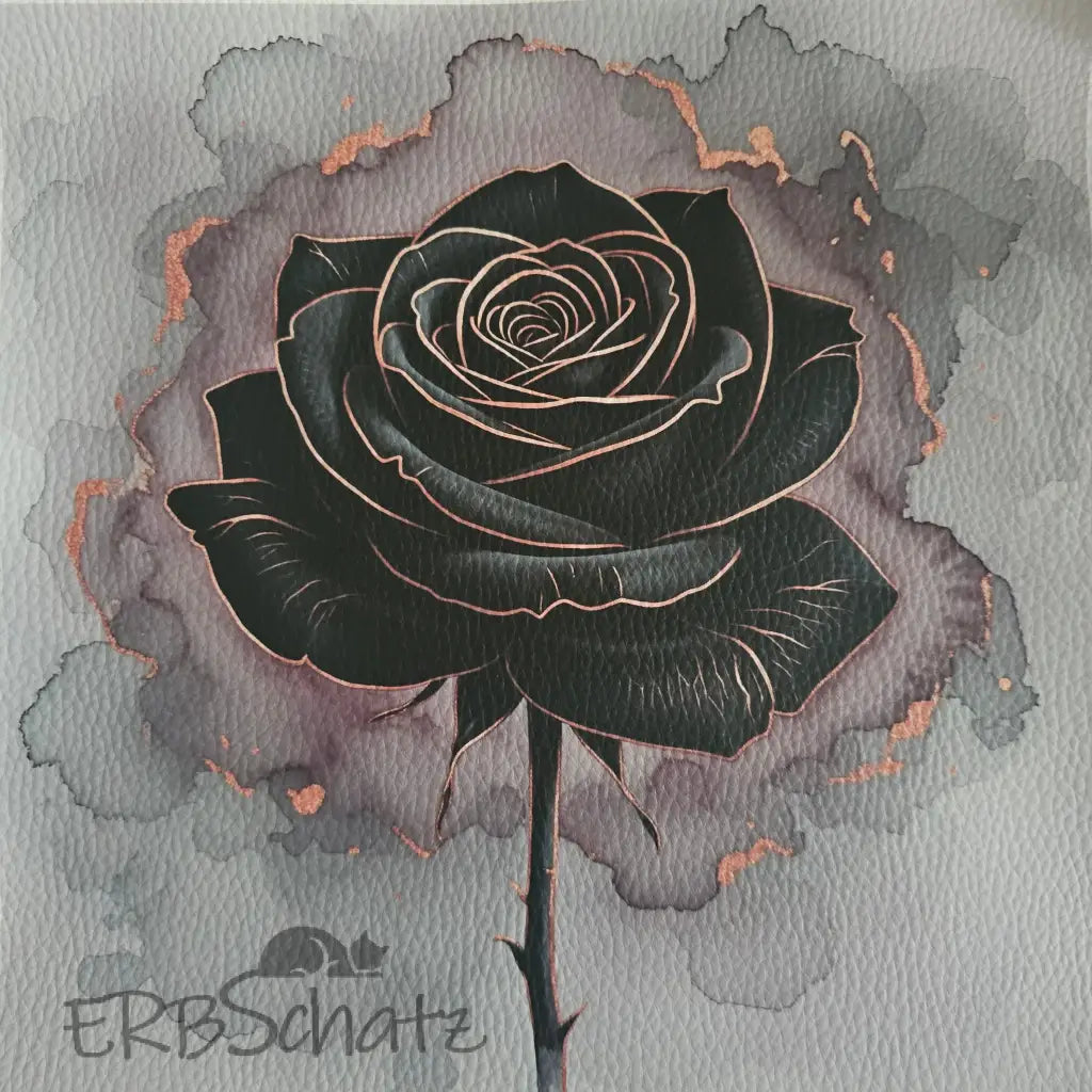 Kunstleder Panele Roses Metallise Collection | 30x 30cm