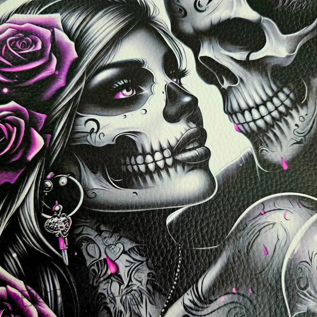 Kunstleder Panele Skeleton Lovers 30x30 cm - P30
