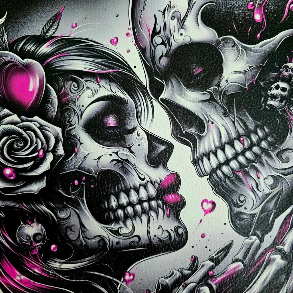 Kunstleder Panele Skeleton Lovers 30x30 cm - P30