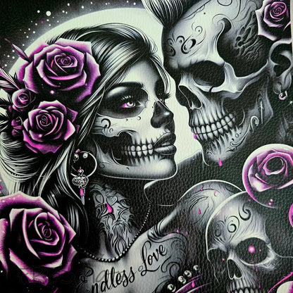 Kunstleder Panele Skeleton Lovers 30x30 cm - P30