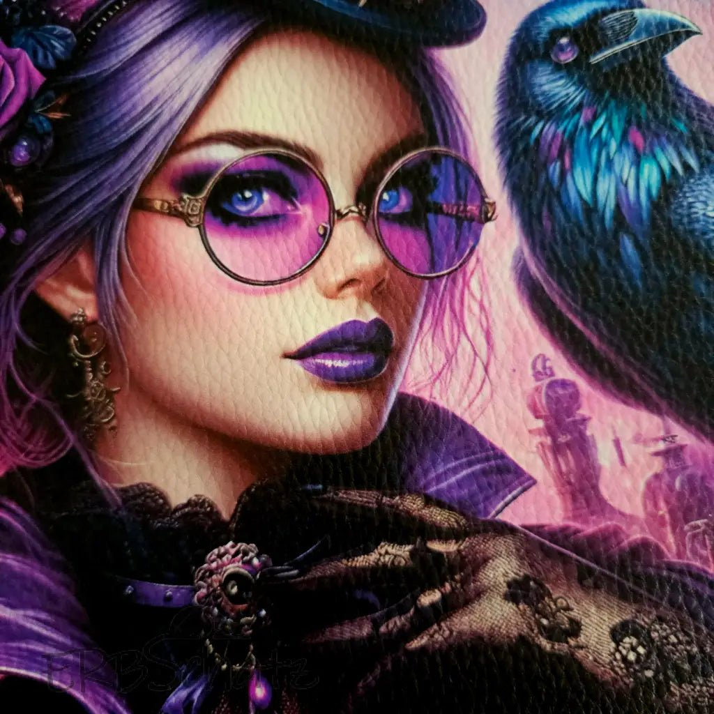 Kunstleder Panele Steampunk Ladies | 15 x 15cm - P15