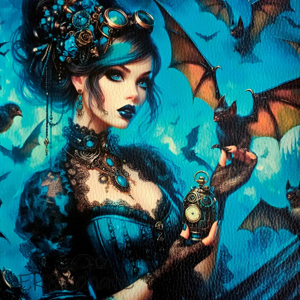 Kunstleder Panele Steampunk Ladies | 30x 30cm P30