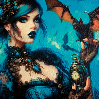 Kunstleder Panele Steampunk Ladies | 30x 30cm P30