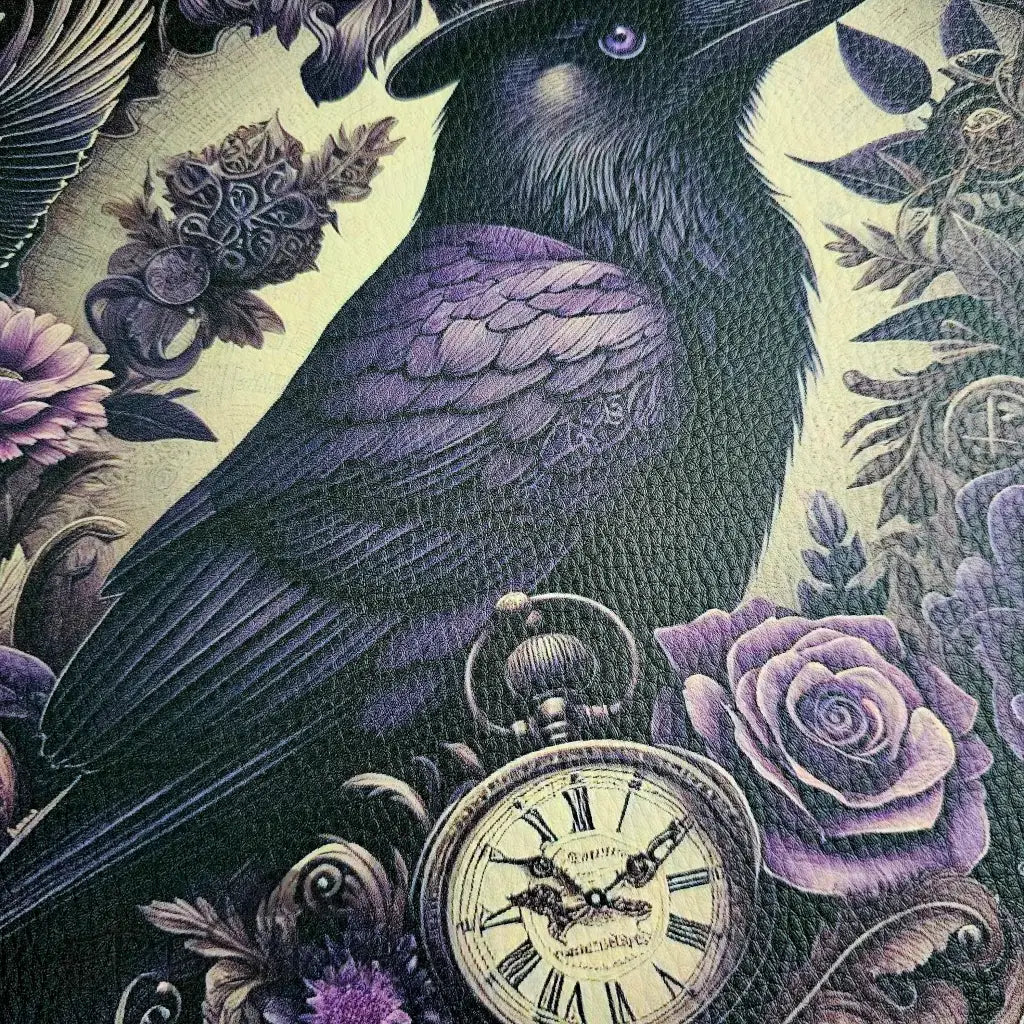 Kunstleder Panele Steampunk Raven Girl Collection 25 x cm