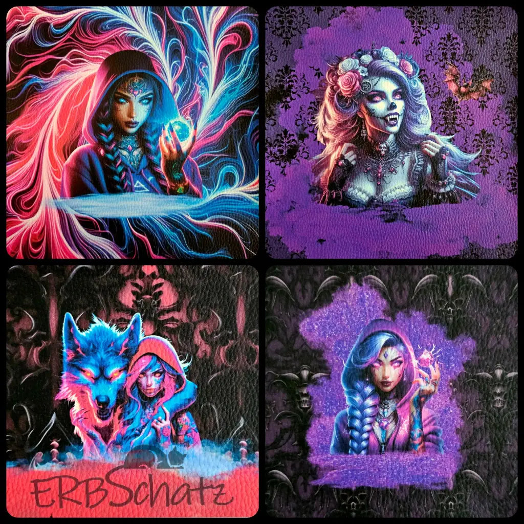 Kunstleder Panele Strong Girls Collection | 25x 25cm - P25