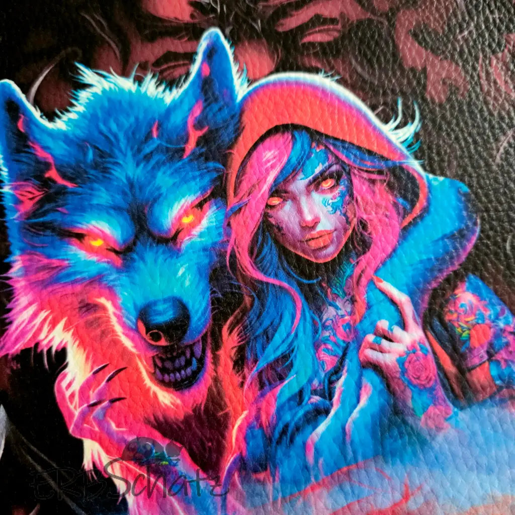 Kunstleder Panele Strong Girls Collection | 30x 30cm - Red