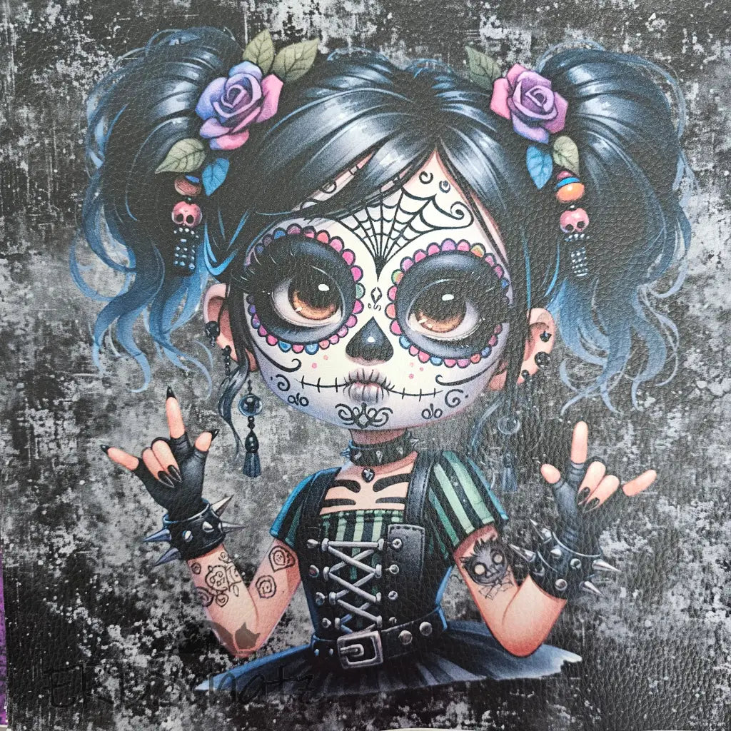 Kunstleder Panele Sugar Babes Collection 30 x 30cm - Dark