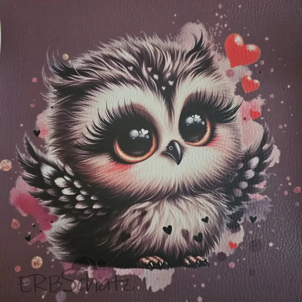 Kunstleder Panele Sweet Owls Collection | 25x 25cm - P25