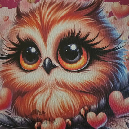 Kunstleder Panele Sweet Owls Collection | 25x 25cm - P25